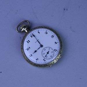 Vintage Elgin Gold Filled Pocket Watch Restored
